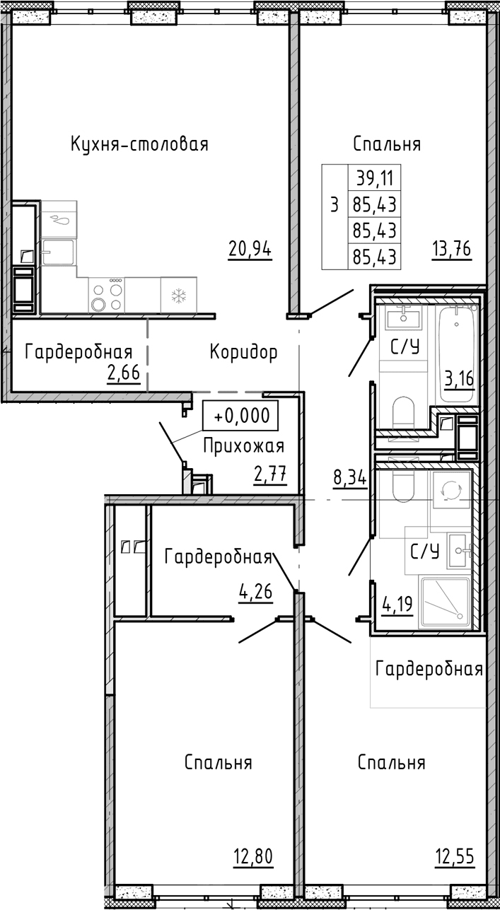 Планировка квартиры