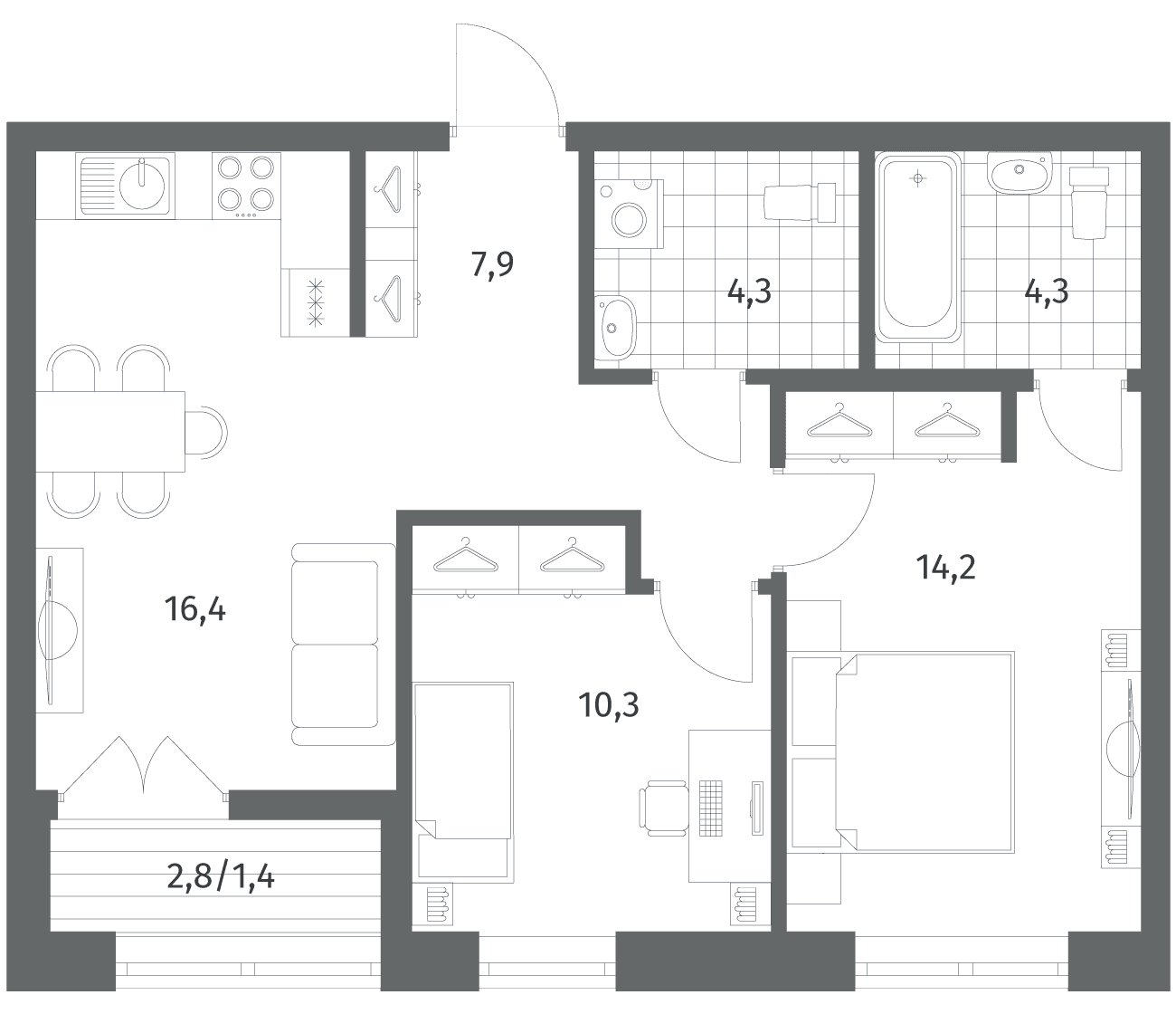 Планировка квартиры