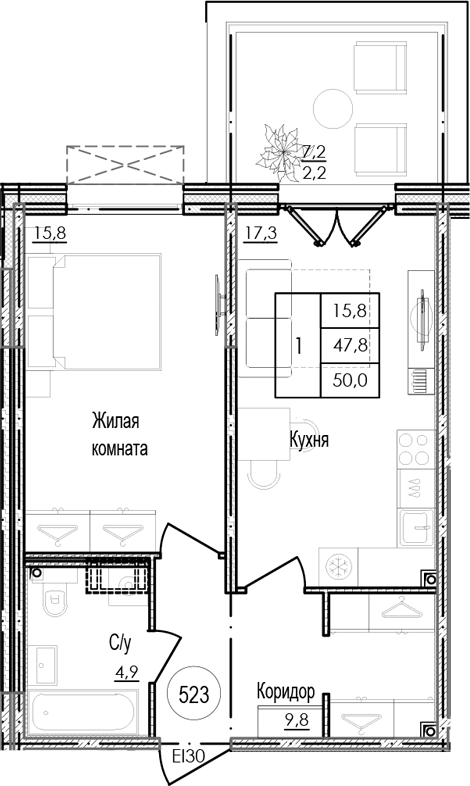 Планировка квартиры