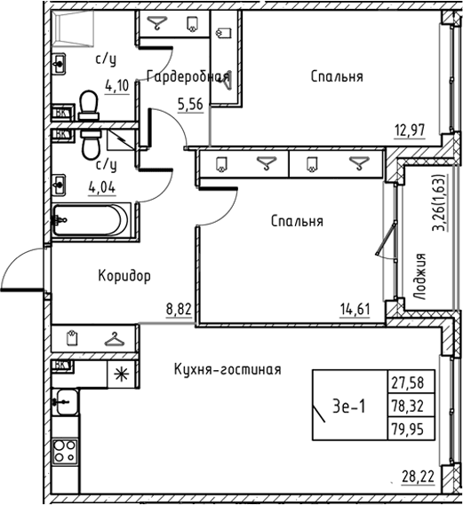 Планировка квартиры
