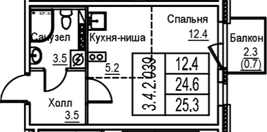 Планировка квартиры