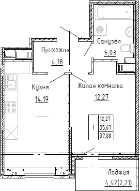 Планировка квартиры