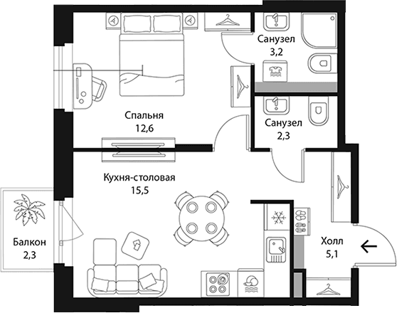 Планировка квартиры