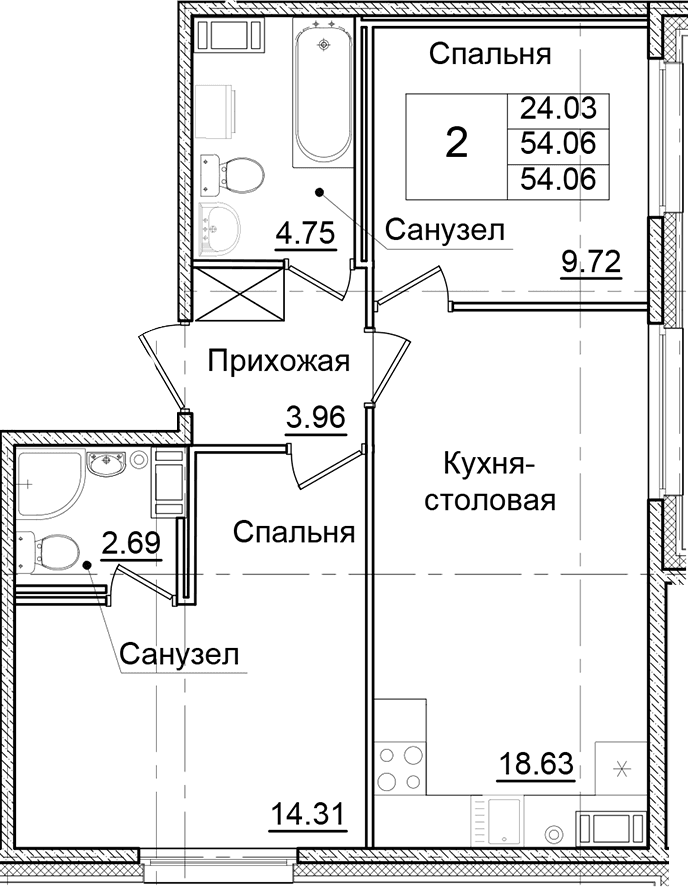 Планировка квартиры