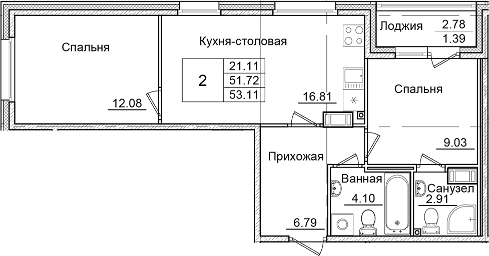 Планировка квартиры