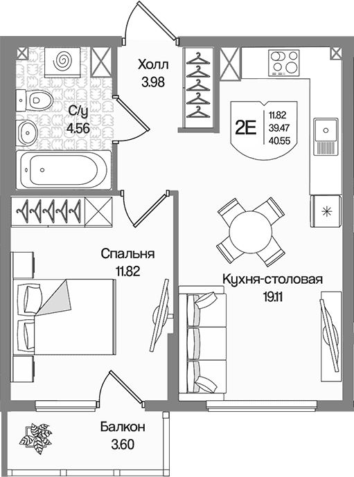 Планировка квартиры