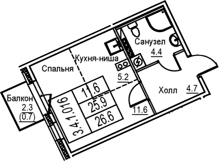 Планировка квартиры