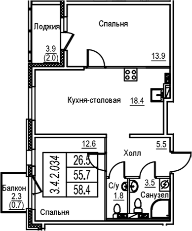 Планировка квартиры