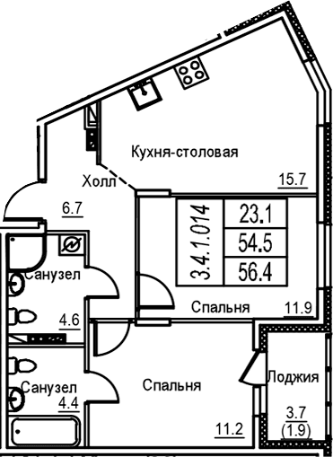 Планировка квартиры