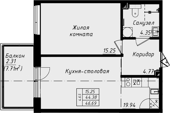 Планировка квартиры