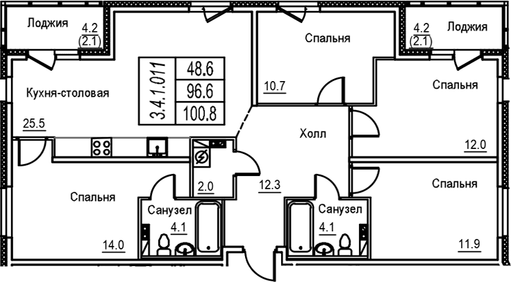 Планировка квартиры