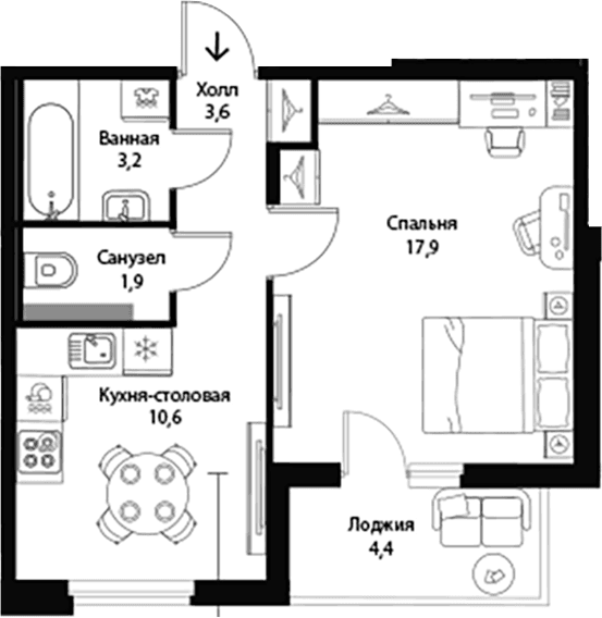 Планировка квартиры