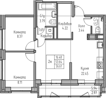 Планировка квартиры