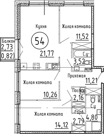 Планировка квартиры