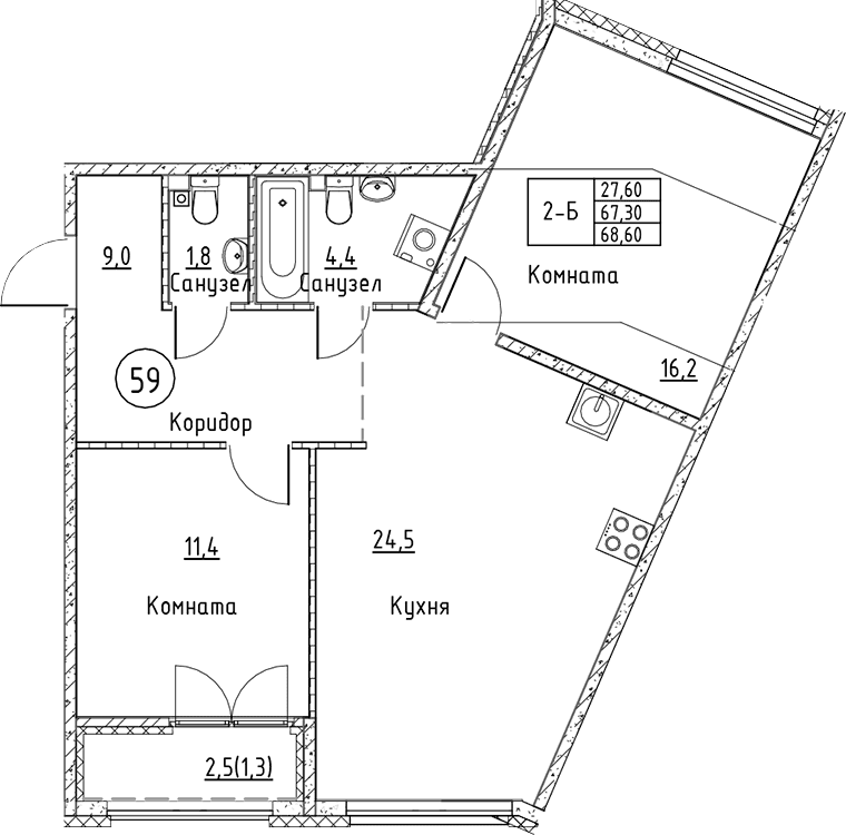 Планировка квартиры