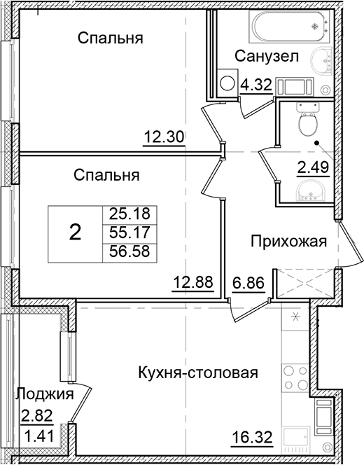 Планировка квартиры