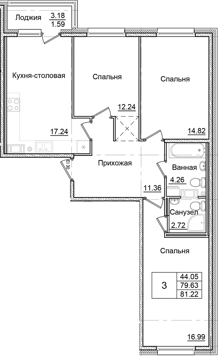 Планировка квартиры