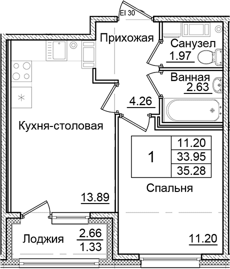 Планировка квартиры