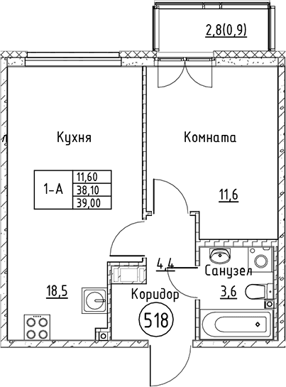 Планировка квартиры
