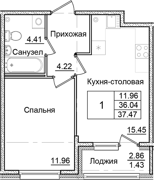 Планировка квартиры