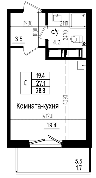 Планировка квартиры
