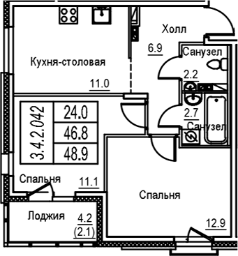 Планировка квартиры