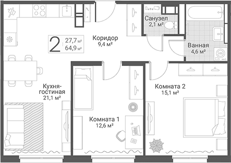 Планировка квартиры