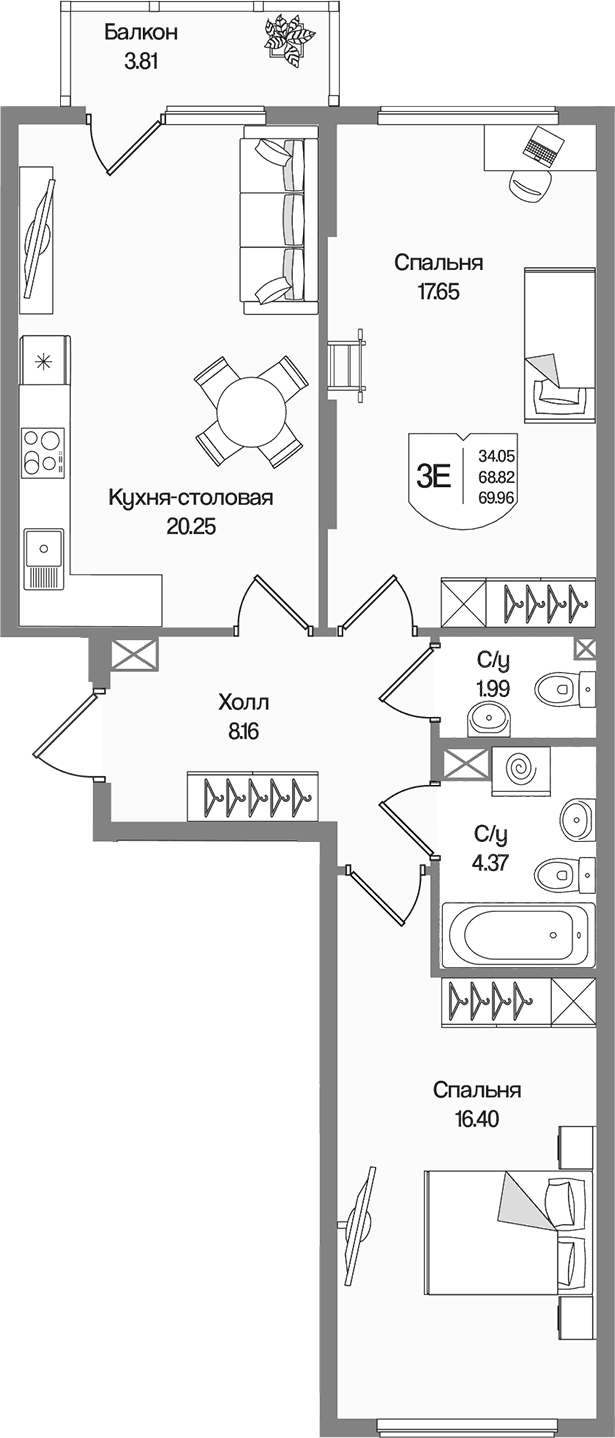 Планировка квартиры