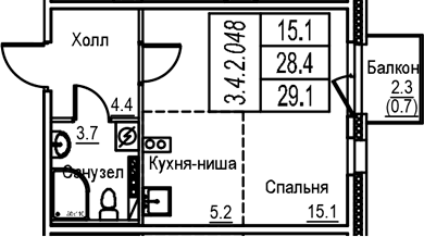 Планировка квартиры