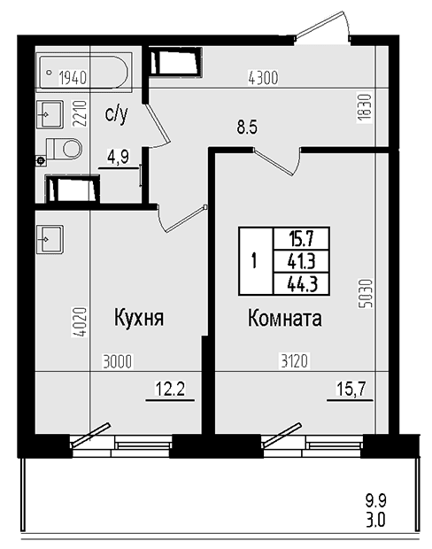 Планировка квартиры