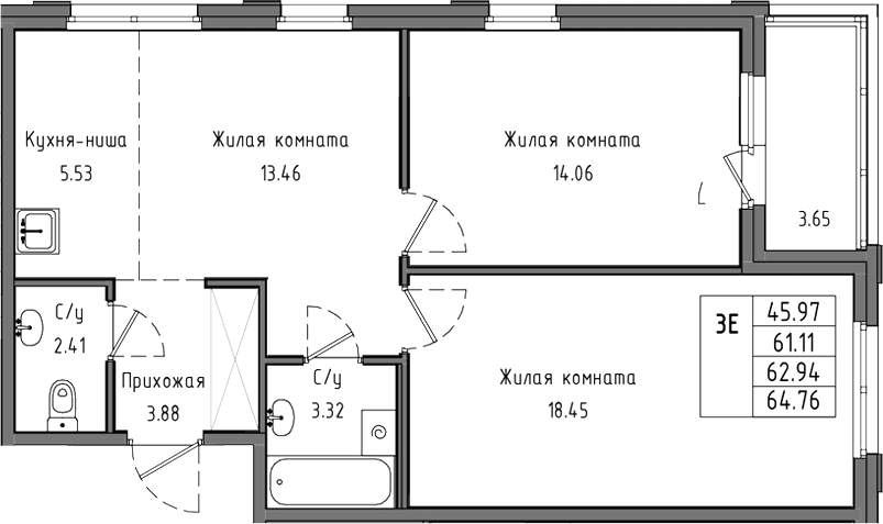 Планировка квартиры