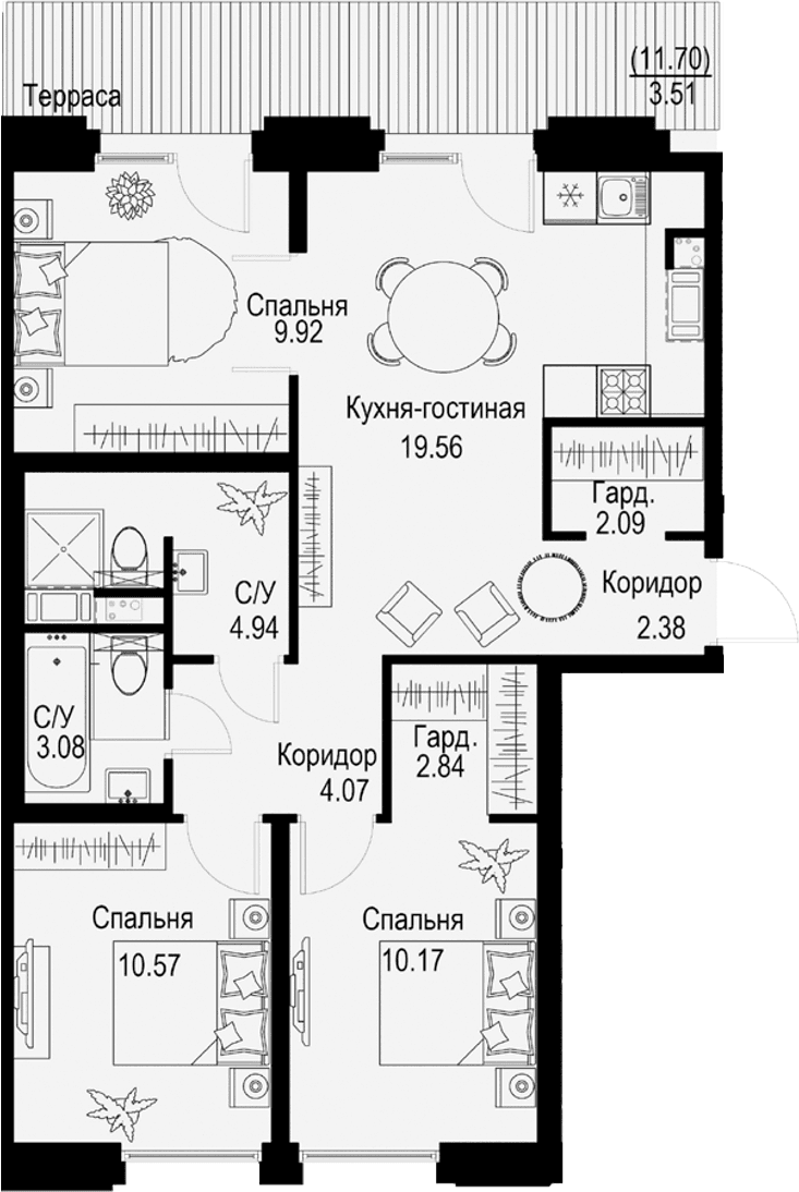 Планировка квартиры