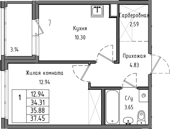 Планировка квартиры
