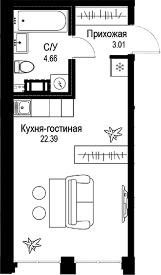 Планировка квартиры