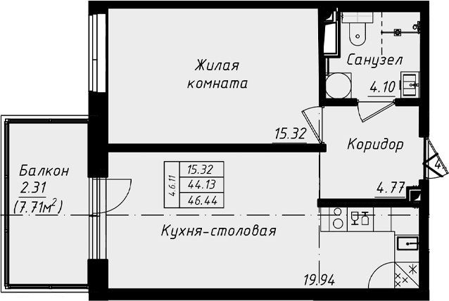 Планировка квартиры