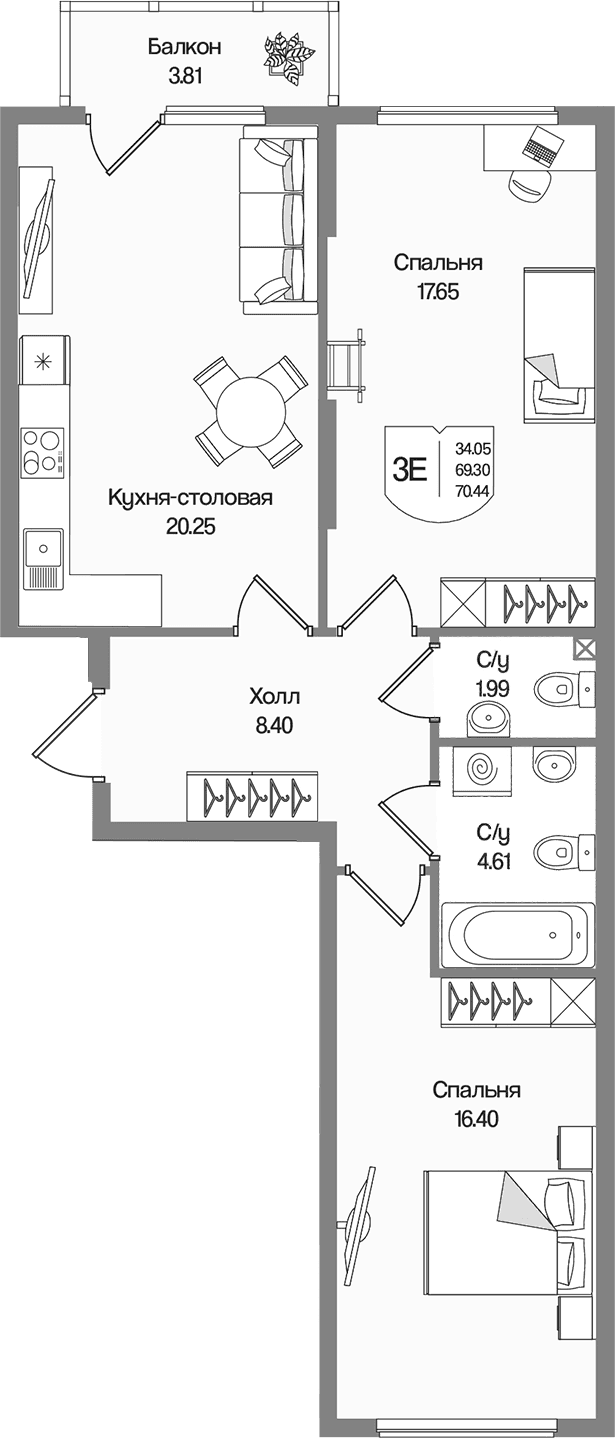 Планировка квартиры