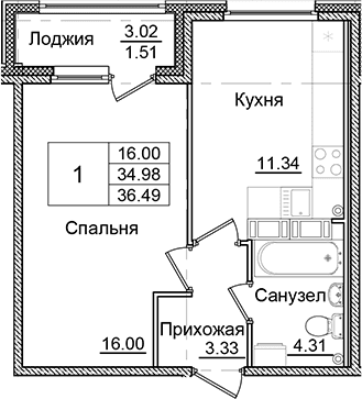 Планировка квартиры
