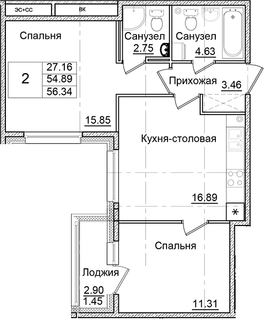 Планировка квартиры