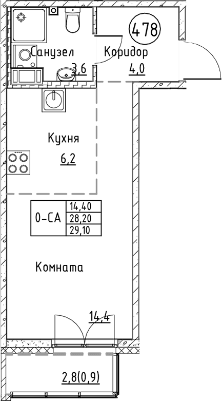 Планировка квартиры