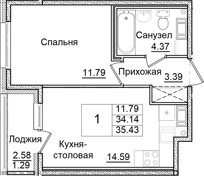 Планировка квартиры