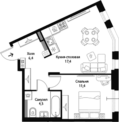 Планировка квартиры