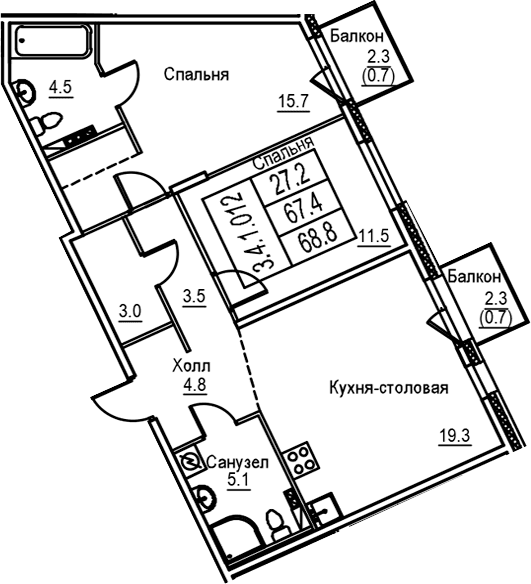 Планировка квартиры