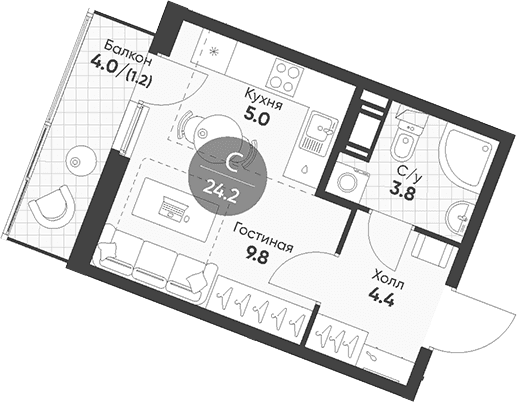 Планировка квартиры