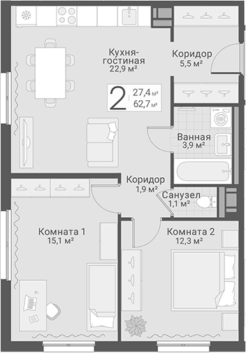 Планировка квартиры