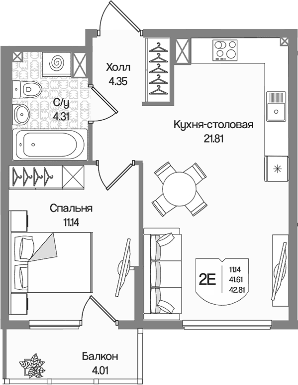 Планировка квартиры