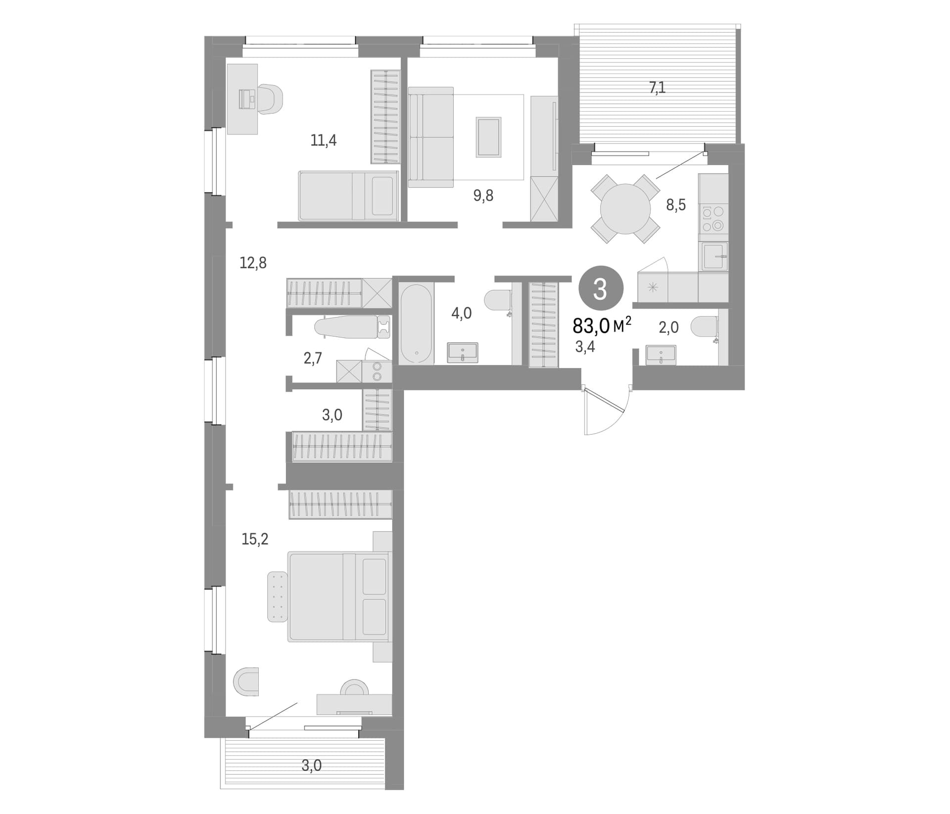 Планировка квартиры
