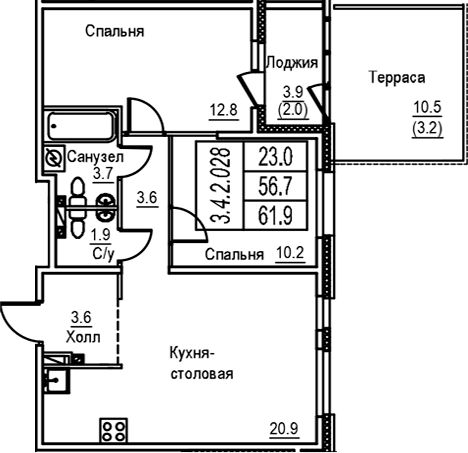 Планировка квартиры