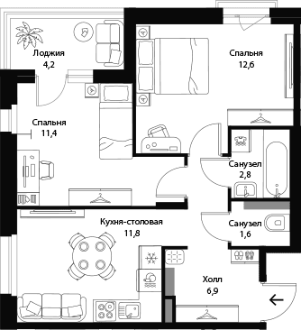 Планировка квартиры