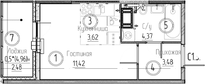 Планировка квартиры