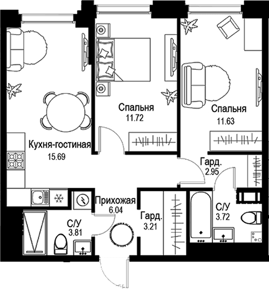 Планировка квартиры